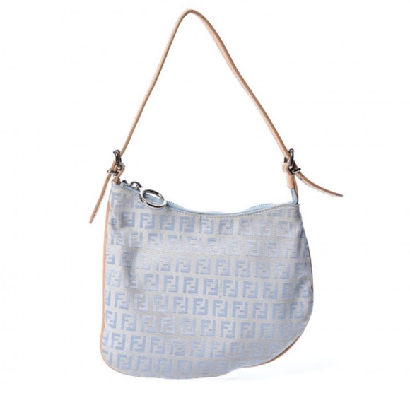 Fendi Zucchino Small Oyster Hobo Bag - Picture 1 of 12
